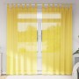 Cortinas de gasa con bolsillos para varillas 2 uds. amarillo von , Vorhänge und Gardinen - Ref: Foro24-4102229, Preis: 20,11 ...