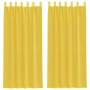 Cortinas de gasa con bolsillos para varillas 2 uds. amarillo von , Vorhänge und Gardinen - Ref: Foro24-4102229, Preis: 20,11 ...