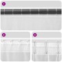 Cortinas de gasa con trabillas 2 uds arena 140x140 cm von , Vorhänge und Gardinen - Ref: Foro24-4102306, Preis: 12,84 €, Raba...