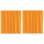 Cortinas de gasa con trabillas 2 uds naranja 140x140 cm von , Vorhänge und Gardinen - Ref: Foro24-4102281, Preis: 16,09 €, Ra...