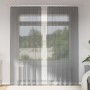 Cortinas de gasa con trabillas 2 uds gris oscuro 140x245 cm von , Vorhänge und Gardinen - Ref: Foro24-4102274, Preis: 15,15 €...