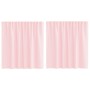 Cortinas de gasa con trabillas 2 uds rosa claro 140x140 cm by , Curtains and curtains - Ref: Foro24-4102276, Price: 14,47 €, ...