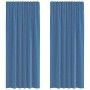 Cortinas de gasa con trabillas 2 uds azul real 140x245 cm von , Vorhänge und Gardinen - Ref: Foro24-4102304, Preis: 15,15 €, ...