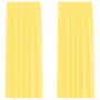 Cortinas de gasa con trabillas 2 uds amarillo 140x245 cm von , Vorhänge und Gardinen - Ref: Foro24-4102319, Preis: 21,65 €, R...