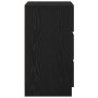 Mesilla de noche con 3 cajones color negro 39x35x65 cm von , Nachttische - Ref: Foro24-861339, Preis: 62,65 €, Rabatt: %