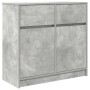 Aparador con cajón gris hormigón 80x34x76 cm madera ingeniería by , Sideboards - Ref: Foro24-861538, Price: 86,44 €, Discount: %