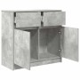 Aparador con cajón gris hormigón 80x34x76 cm madera ingeniería by , Sideboards - Ref: Foro24-861538, Price: 86,44 €, Discount: %