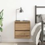 Mesita de noche de pared roble artisan 38x34x40 cm de , Mesitas de noche - Ref: Foro24-861263, Precio: 52,26 €, Descuento: %