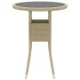 Juego de comedor para jardín de 3 piezas ratán sintético beige by vidaXL, Garden sets - Ref: Foro24-3058460, Price: 190,94 €,...