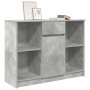 Aparador con cajón gris hormigón 101x35x76 cm madera ingeniería von , Sideboards - Ref: Foro24-861565, Preis: 90,83 €, Rabatt: %