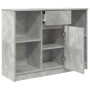 Aparador con cajón gris hormigón 101x35x76 cm madera ingeniería von , Sideboards - Ref: Foro24-861565, Preis: 90,83 €, Rabatt: %