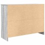 Aparador con cajón Sonoma gris 101x35x76 cm madera ingeniería by , Sideboards - Ref: Foro24-861567, Price: 93,33 €, Discount: %
