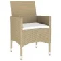 Juego de comedor para jardín de 3 piezas ratán sintético beige by vidaXL, Garden sets - Ref: Foro24-3058460, Price: 188,68 €,...
