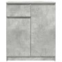 Aparador con cajón gris hormigón 71x35x84 cm madera ingeniería by , Sideboards - Ref: Foro24-861592, Price: 87,75 €, Discount: %