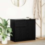 Aparador con cajón roble negro 71x35x65 cm madera de ingeniería by , Sideboards - Ref: Foro24-861599, Price: 79,73 €, Discoun...