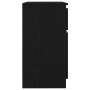 Aparador con cajón roble negro 71x35x65 cm madera de ingeniería by , Sideboards - Ref: Foro24-861599, Price: 79,73 €, Discoun...