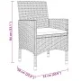 Juego de comedor para jardín de 3 piezas ratán sintético beige by vidaXL, Garden sets - Ref: Foro24-3058460, Price: 188,68 €,...