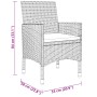 Juego de comedor para jardín de 3 piezas ratán sintético beige by vidaXL, Garden sets - Ref: Foro24-3058460, Price: 190,94 €,...