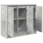 Aparador de madera de ingeniería gris hormigón 85x34x76 cm von , Sideboards - Ref: Foro24-861628, Preis: 92,01 €, Rabatt: %