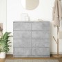 Aparador de madera de ingeniería gris hormigón 100x35x99 cm by , Sideboards - Ref: Foro24-3328492, Price: 164,67 €, Discount: %