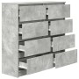 Aparador de madera de ingeniería gris hormigón 100x35x99 cm de , Aparadores - Ref: Foro24-3328492, Precio: 170,90 €