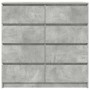 Aparador de madera de ingeniería gris hormigón 100x35x99 cm by , Sideboards - Ref: Foro24-3328492, Price: 164,67 €, Discount: %