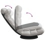 Sillón giratorio de suelo de tela gris nube 70x51x79 cm von , Bodenstühle - Ref: Foro24-4019731, Preis: 119,90 €, Rabatt: %