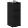 Aparador de madera de roble negro 29,5x34x76 cm by , Sideboards - Ref: Foro24-861635, Price: 66,09 €, Discount: %