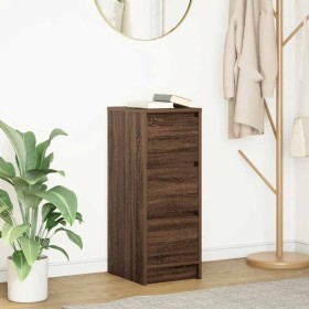 Aparador roble marrón 29,5x34x76 cm madera de ingeniería von , Sideboards - Ref: Foro24-861640, Preis: 63,78 €, Rabatt: %