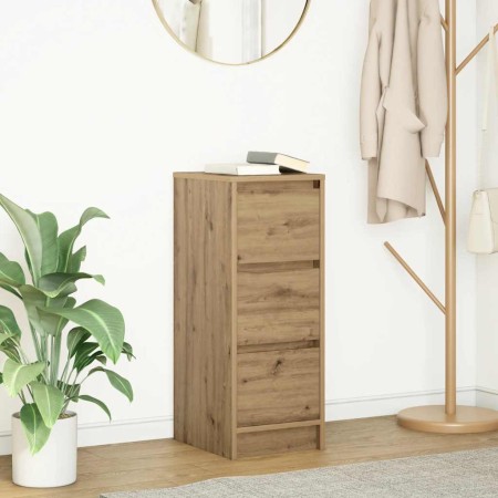 Aparador de madera de ingeniería roble artisan 29,5x34x76 cm by , Sideboards - Ref: Foro24-861642, Price: 63,84 €, Discount: %