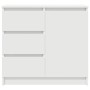 Aparador con cajón blanco 71x35x65 cm madera de ingeniería von , Sideboards - Ref: Foro24-861571, Preis: 86,95 €, Rabatt: %