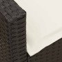 Sofá de jardín de 5 plazas con cojines ratán sintético negro by , Garden sets - Ref: Foro24-4104111, Price: 287,17 €, Discoun...