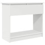 Mesa consola con cajones blanca 85,5x38,5x74,5 cm de , Mesas auxiliares - Ref: Foro24-861391, Precio: 66,40 €, Descuento: %