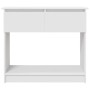 Mesa consola con cajones blanca 85,5x38,5x74,5 cm de , Mesas auxiliares - Ref: Foro24-861391, Precio: 66,40 €, Descuento: %