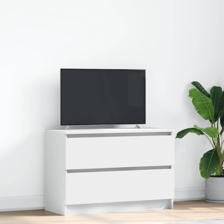 Mueble de TV de madera de ingeniería blanco 80x35x54 cm by , TV Furniture - Ref: Foro24-861787, Price: 85,62 €, Discount: %