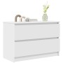 Mueble de TV de madera de ingeniería blanco 80x35x54 cm by , TV Furniture - Ref: Foro24-861787, Price: 85,62 €, Discount: %