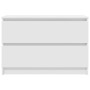 Mueble de TV de madera de ingeniería blanco 80x35x54 cm by , TV Furniture - Ref: Foro24-861787, Price: 85,62 €, Discount: %
