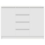 Aparador con cajones blanco 100,5x35x76 cm madera de ingeniería de , Aparadores - Ref: Foro24-3328444, Precio: 151,96 €, Desc...
