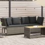 Sofá de jardín con cojines ratán sintético gris by , Outdoor sofas - Ref: Foro24-4104124, Price: 275,35 €, Discount: %