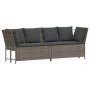 Sofá de jardín con cojines ratán sintético gris by , Outdoor sofas - Ref: Foro24-4104124, Price: 275,35 €, Discount: %