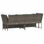 Sofá de jardín con cojines ratán sintético gris by , Outdoor sofas - Ref: Foro24-4104124, Price: 275,35 €, Discount: %