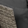 Sofá de jardín con cojines ratán sintético gris by , Outdoor sofas - Ref: Foro24-4104124, Price: 275,35 €, Discount: %