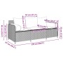 Sofá de jardín de 3 plazas con cojines ratán sintético gris von , Outdoor-Sofas - Ref: Foro24-4104179, Preis: 225,67 €, Rabat...
