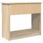 Mesa consola con cajones roble Sonoma 85,5x38,5x74,5 cm de , Mesas auxiliares - Ref: Foro24-861393, Precio: 64,75 €, Descuent...