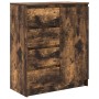 Aparador con cajones roble ahumado 71x35x84cm madera ingeniería de , Aparadores - Ref: Foro24-861584, Precio: 101,40 €, Descu...