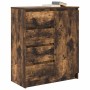 Aparador con cajones roble ahumado 71x35x84cm madera ingeniería de , Aparadores - Ref: Foro24-861584, Precio: 101,40 €, Descu...