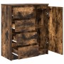 Aparador con cajones roble ahumado 71x35x84cm madera ingeniería de , Aparadores - Ref: Foro24-861584, Precio: 101,40 €, Descu...