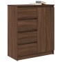 Aparador con cajones roble marrón 71x35x84 cm madera ingeniería von , Sideboards - Ref: Foro24-861586, Preis: 110,42 €, Rabat...