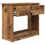 Mesa consola con cajones madera vieja 85,5x38,5x74,5 cm de , Mesas auxiliares - Ref: Foro24-861398, Precio: 64,54 €, Descuent...