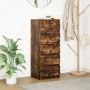 Aparador con cajones roble ahumado 37,5x35x99 cm de , Aparadores - Ref: Foro24-861764, Precio: 94,84 €, Descuento: %